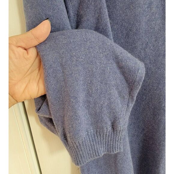 JWN Men's Cashmere Crewneck  Sweater 1/2 Zip L - Picture 7 of 10